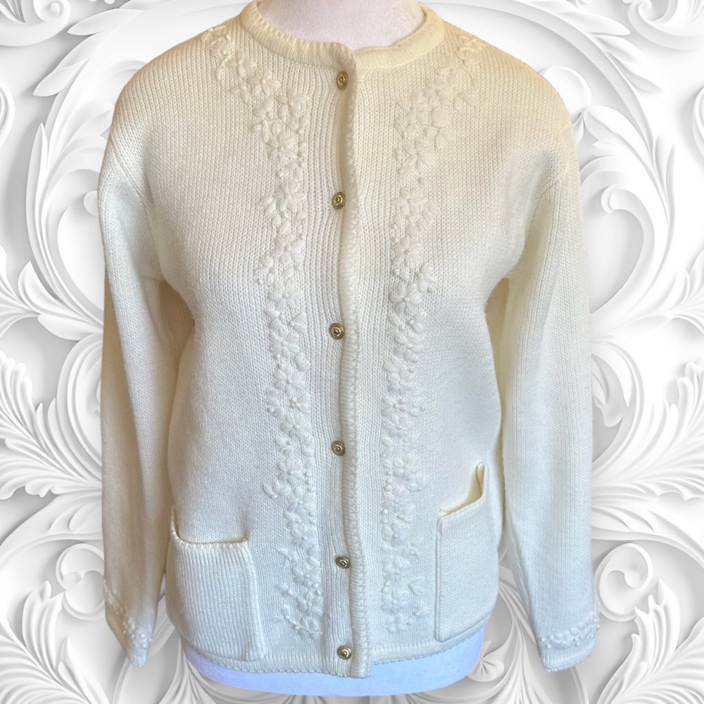 Vintage Classic Elements Petite Vintage Cottagecore Cardigan Size Petite Small